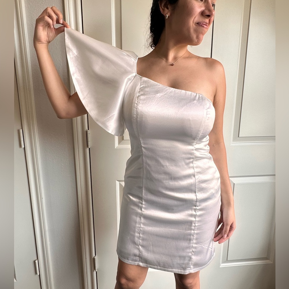 Lulus Love The Applause One Shoulder Minidress